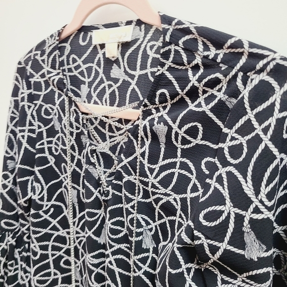Michael Kors Chainlink Blouse - Picture 3 of 10
